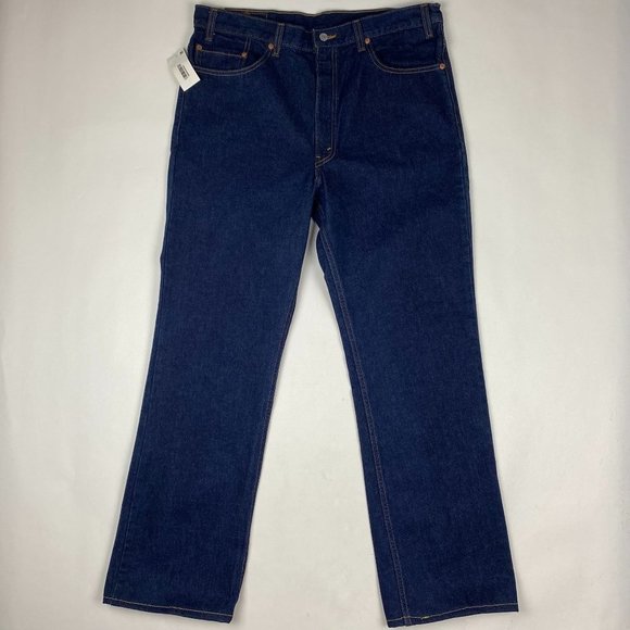 Vintage Y2K Levi's 517 Bootcut Jeans Men's 38 x 36 Fits 39 x 32 Blue Denim USA - Picture 1 of 16